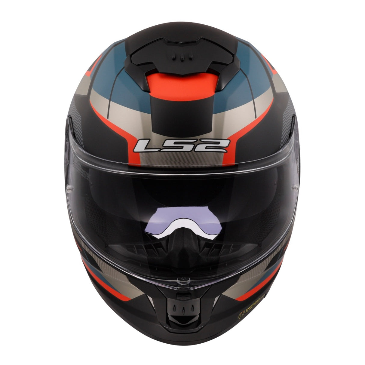 LS2 FF808 Stream II Road - Matte Black / Blue
