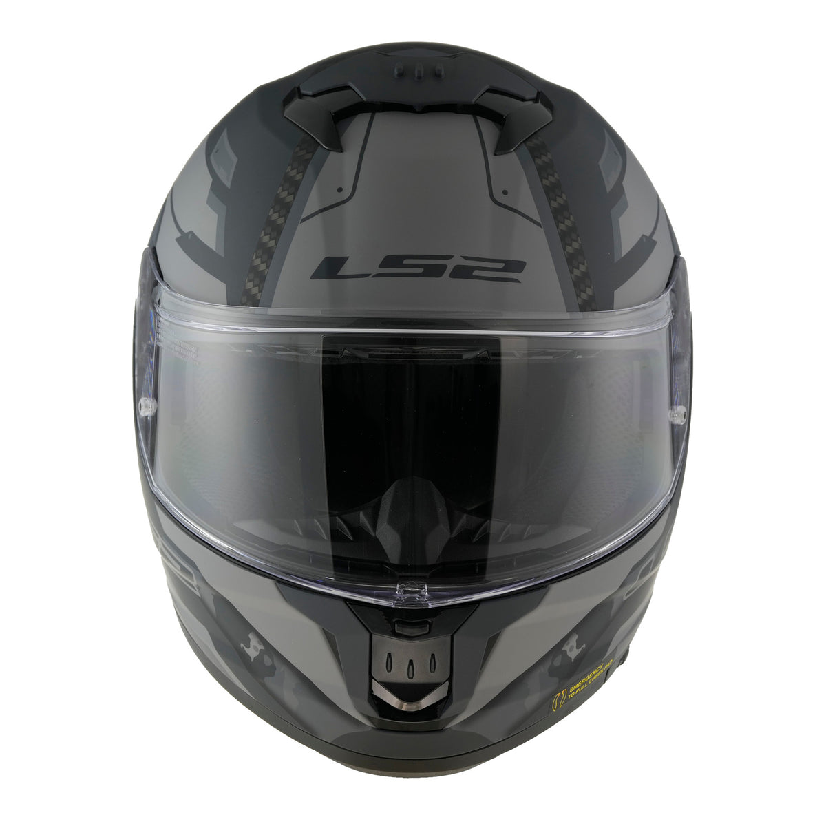 LS2 FF808 Stream II Shadow - Matte Titanium / Grey