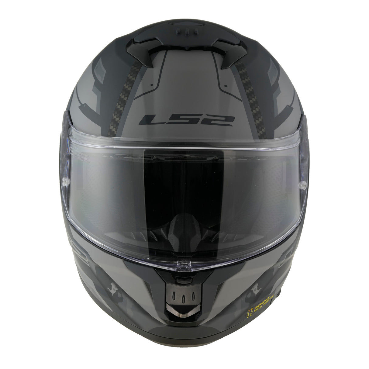 LS2 FF808 Stream II Shadow - Matte Titanium / Grey