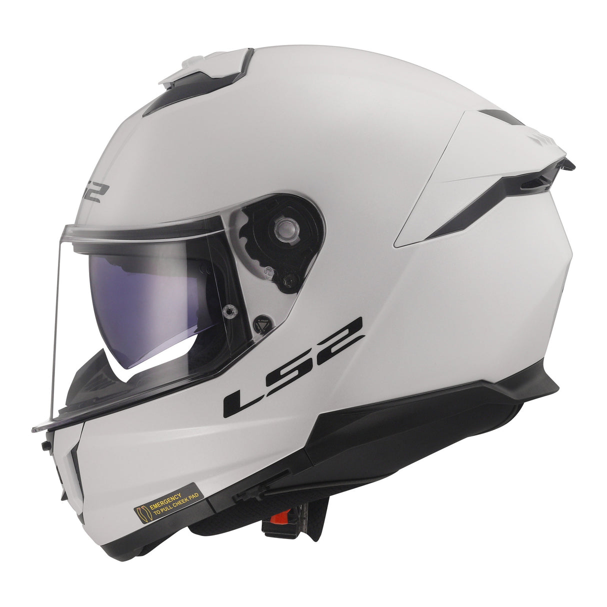 LS2 FF808 Stream II Helmets - White 06