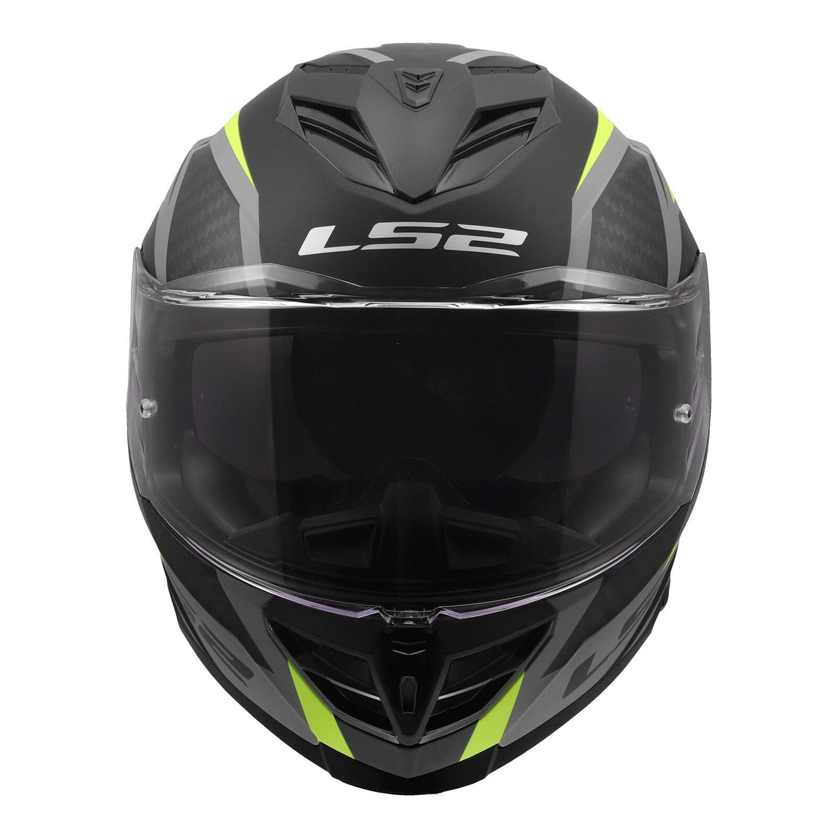 LS2 FF818 Storm III Dynamo Helmet - Black / Hi-Vis Yellow