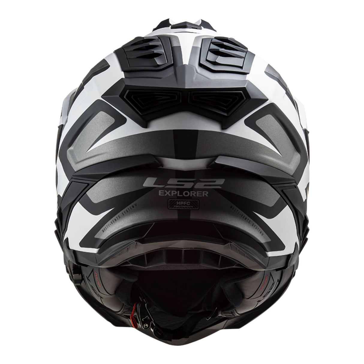 LS2 MX701 Explorer Alter Helmet HPFC - Matte Black / White 06