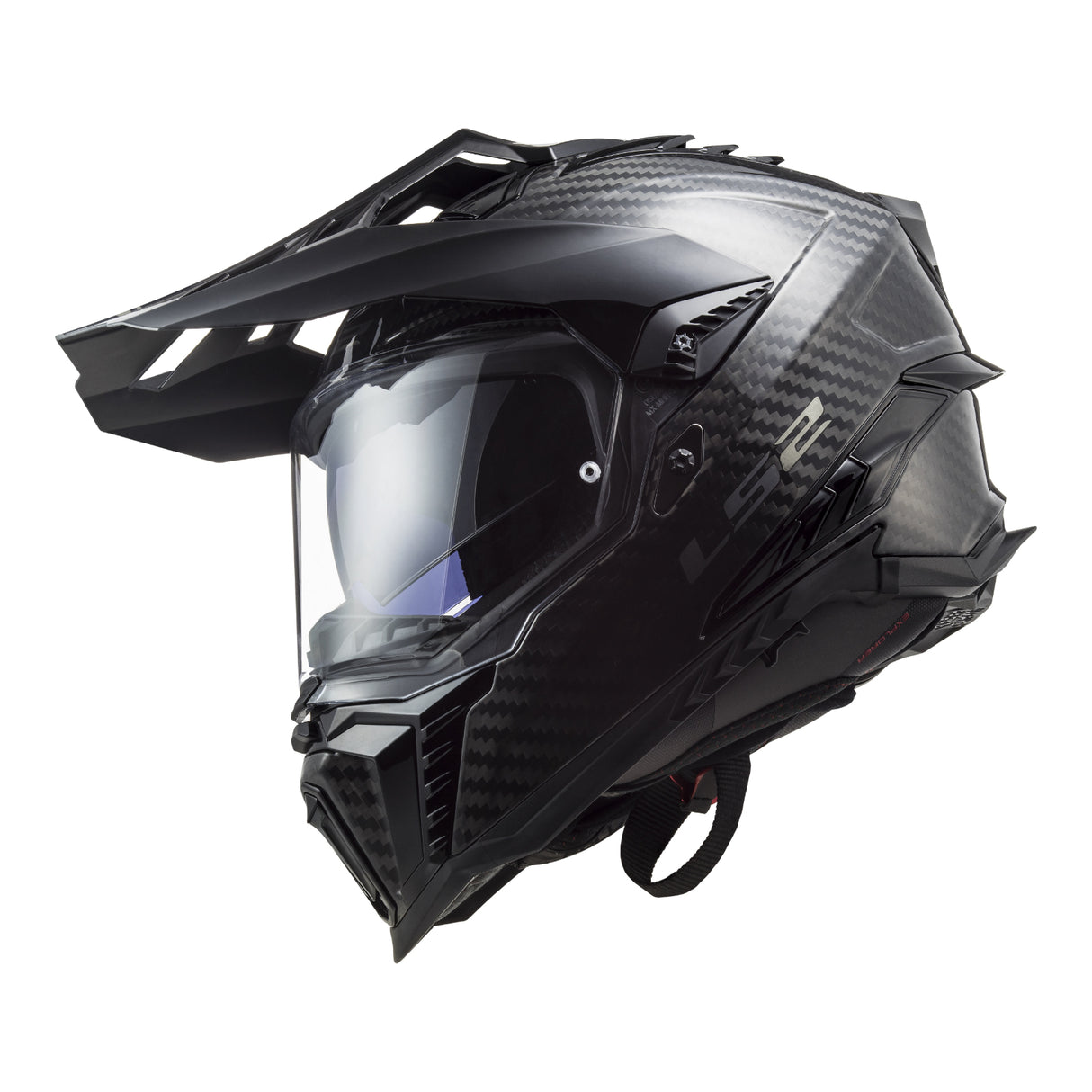 LS2 MX701 Explorer Carbon Solid - Gloss Carbon