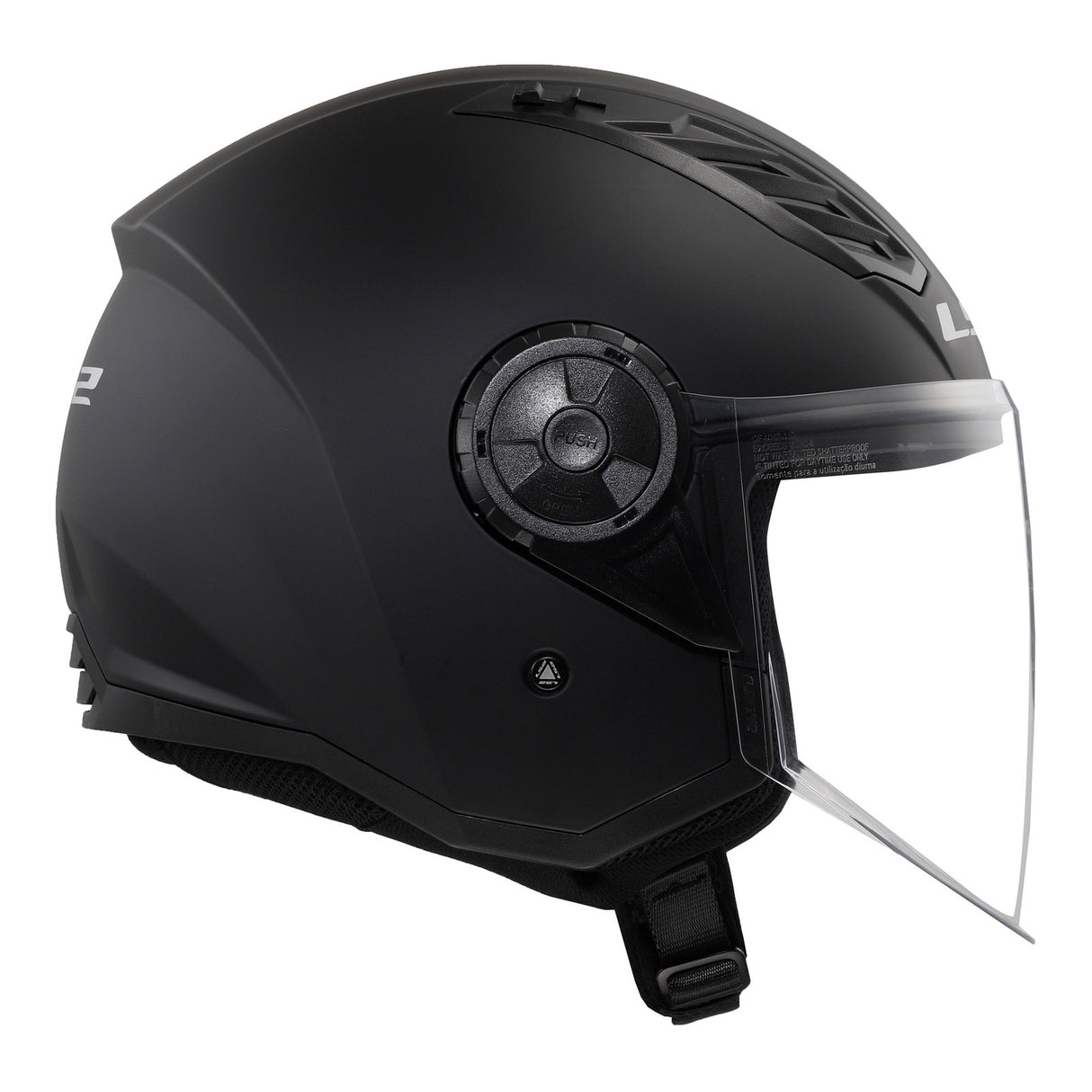 LS2 OF616 Airflow II Helmets - Matte Black 06