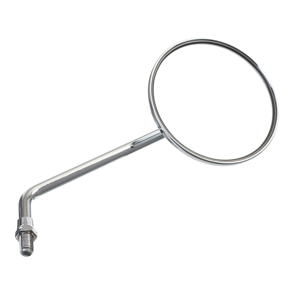 Whites Mirror - 10mm Universal RH Chrome Mirror - Left-Hand Thread