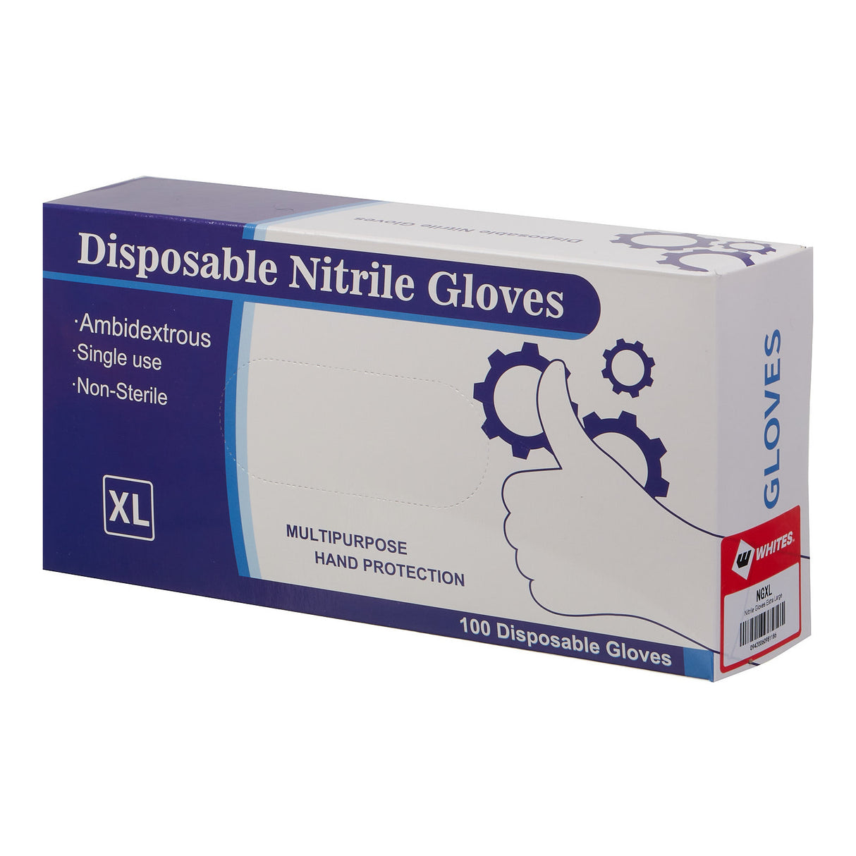 Whites Nitrile Gloves