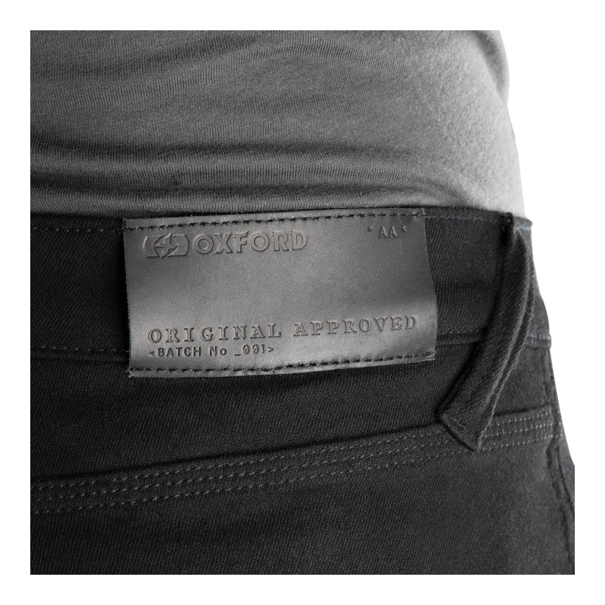 Oxford AA Super Stretch Men's Jean - Black (Short)
