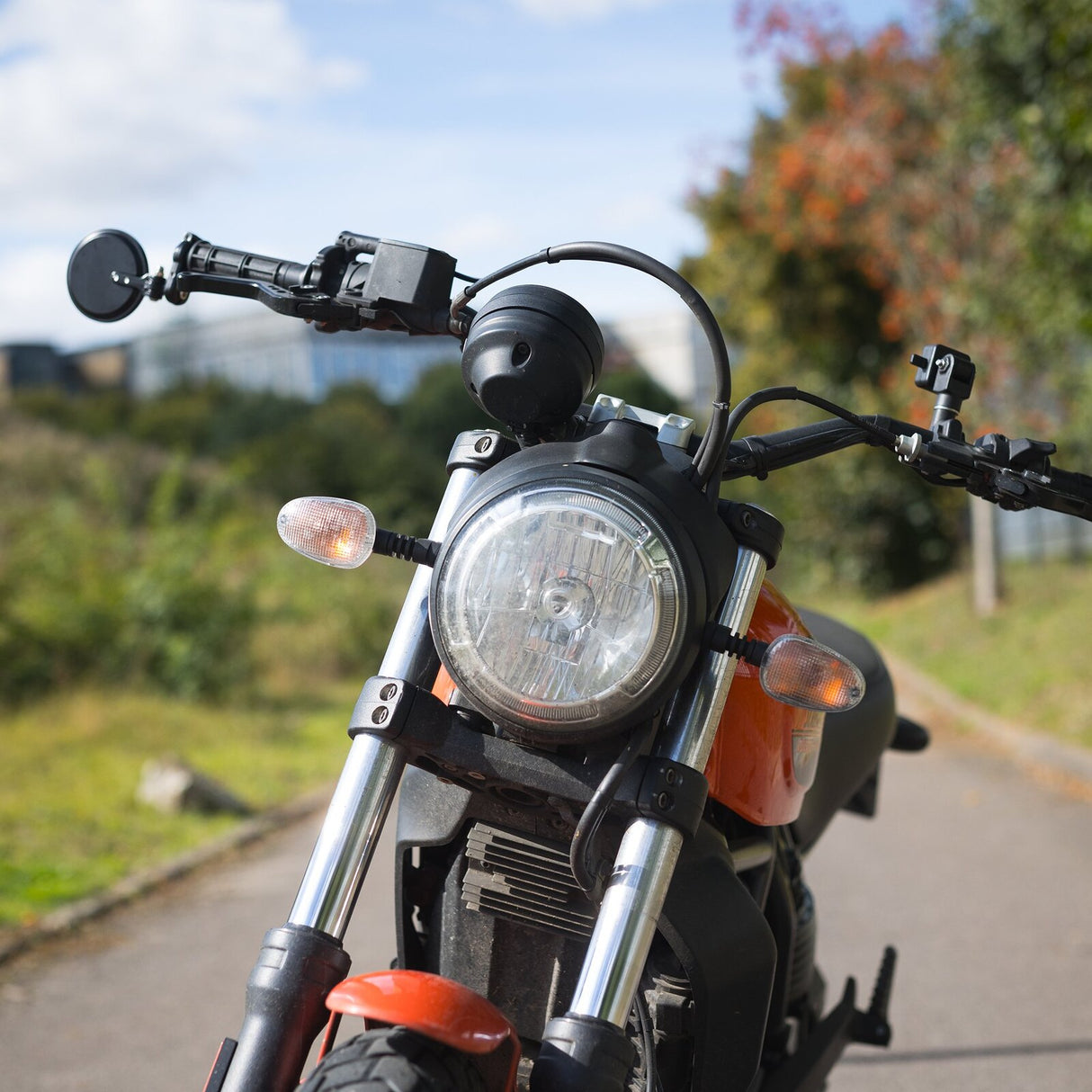 Oxford Fold Away Mirror - Black - PAIR