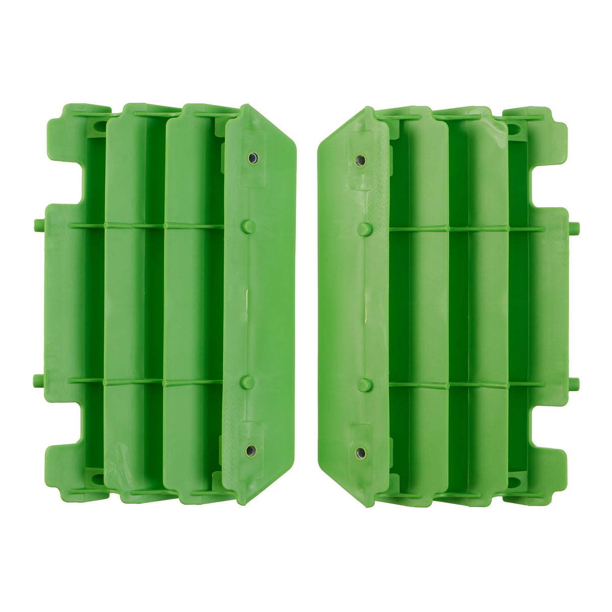 Polisport Radiator Louvers Kawasaki OEM - Green KX125/250