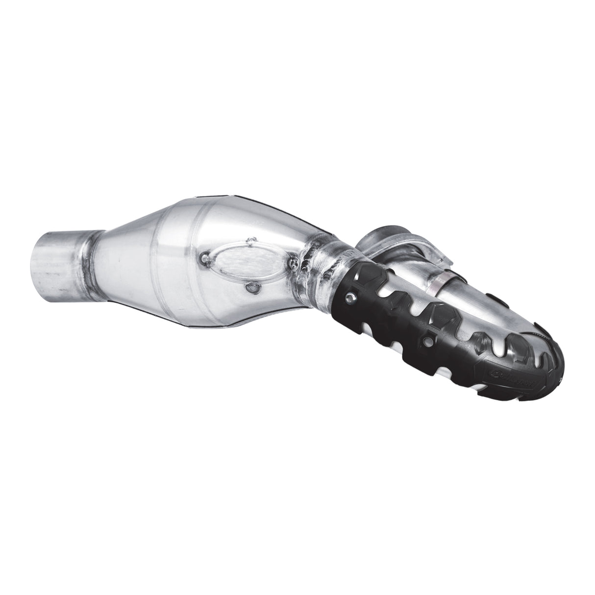 Polisport Armadillo Head Pipe Guard - Black (22cm)