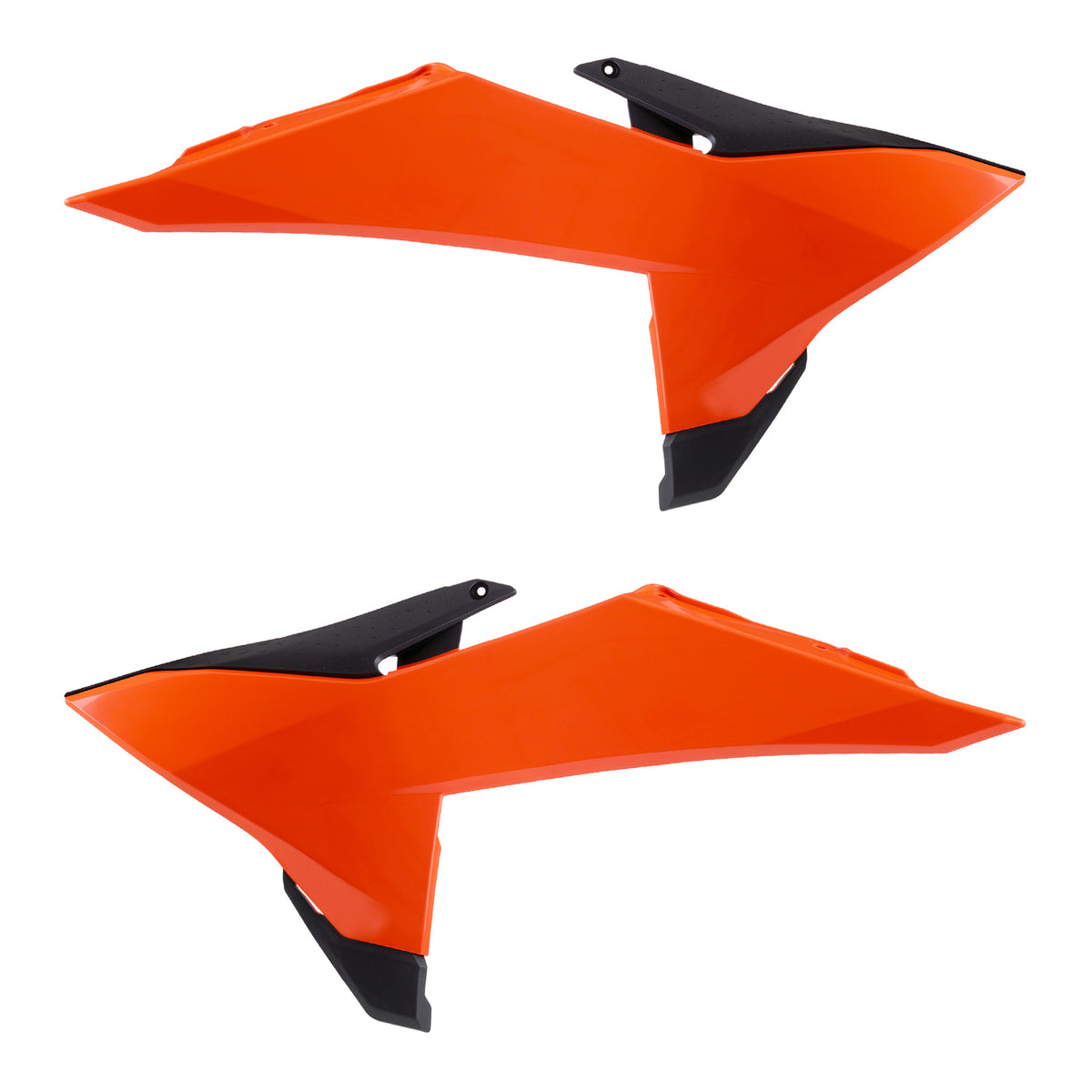 Polisport Radiator Scoops - KTM SX / SX-F / XC '25-On - OEM Orange / Black