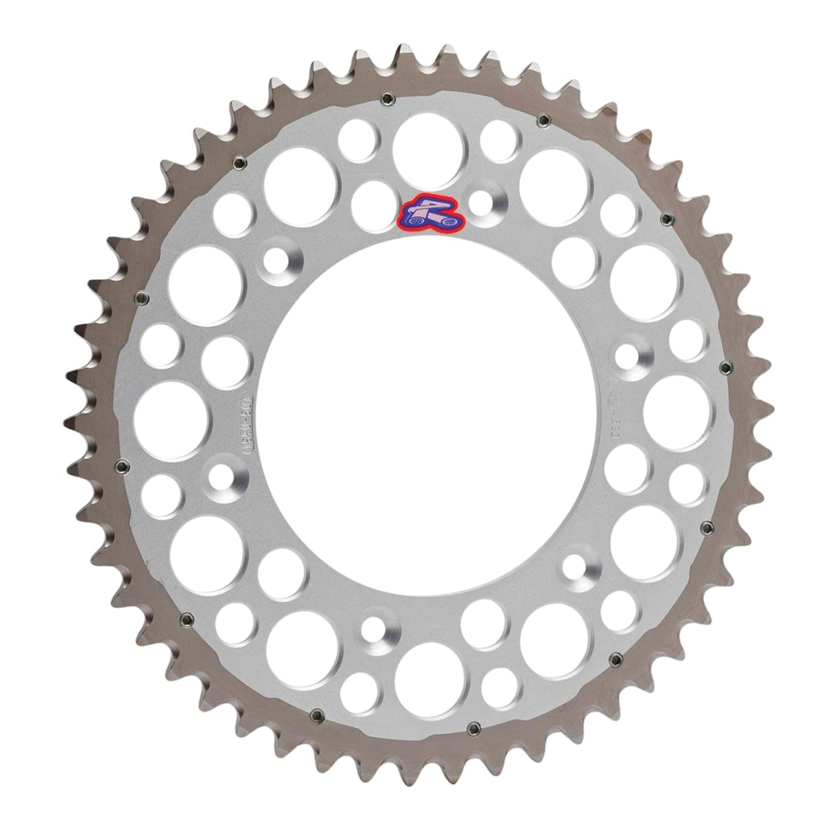 Renthal Sprocket Twinring Silver 50T Bi-Metal Grooved Packaged