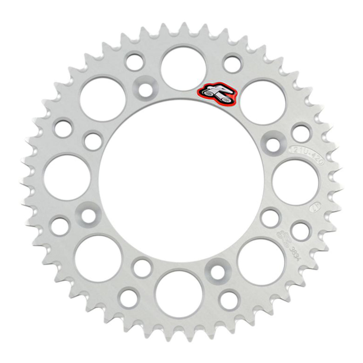 Renthal Sprocket Rear Silver 48T Alloy 7075 T6 Grooved