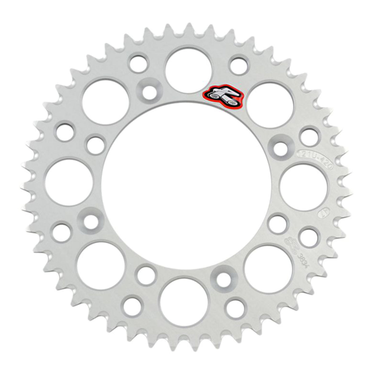 Renthal Sprocket Rear Silver 52T Alloy 7075 T6 Grooved