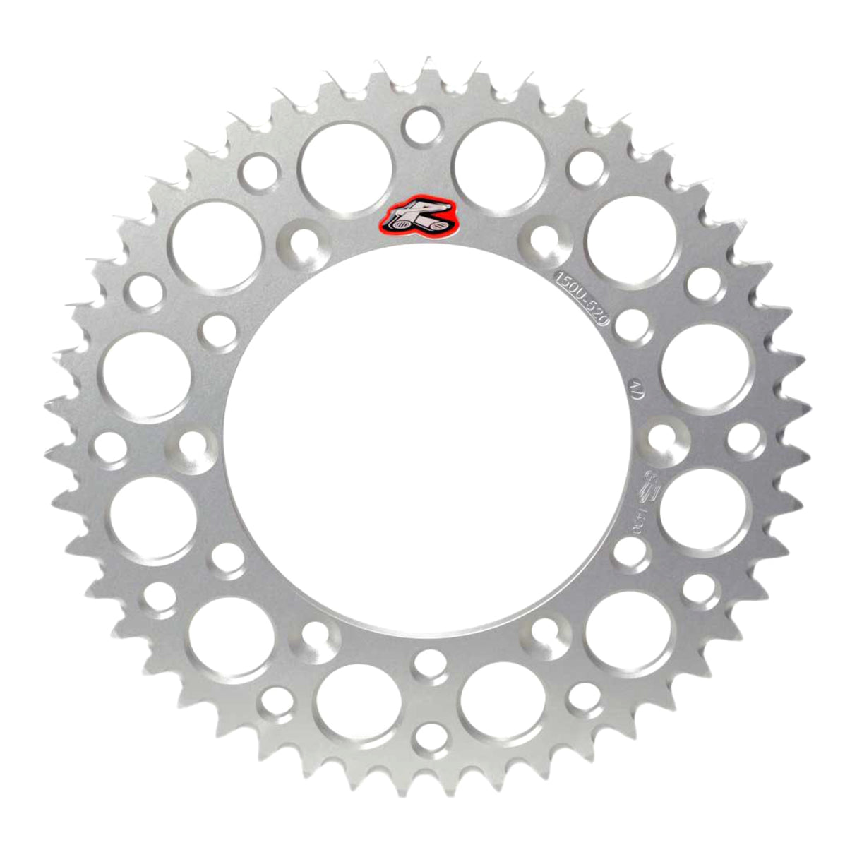 Renthal Sprocket Rear Silver 52T Alloy 7075 T6 Grooved Suzuki