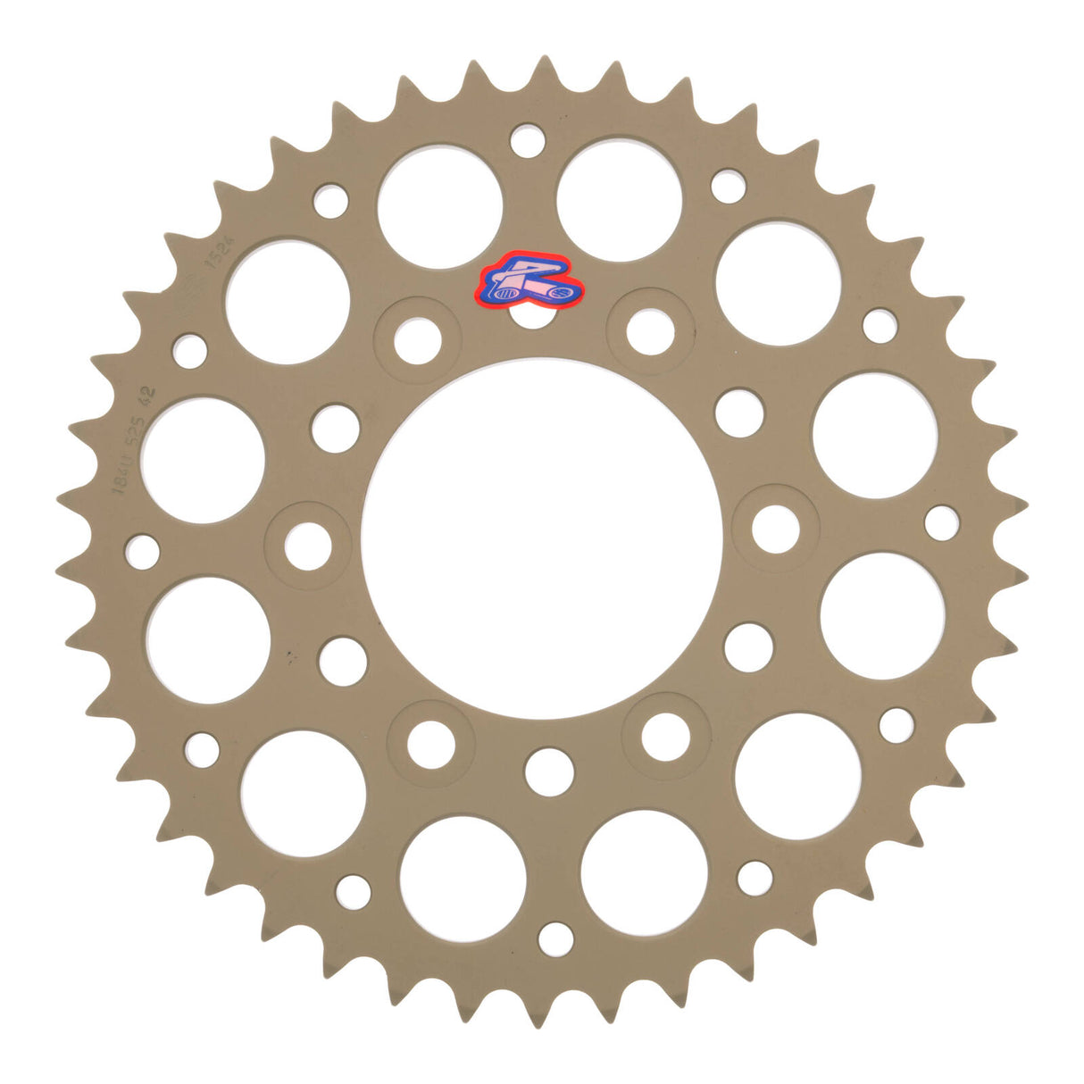 Renthal Sprocket Rear Silver 42T Alloy 7075 T6 Grooved Kawasaki