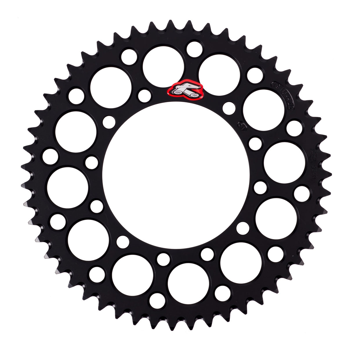 Renthal Sprocket Rear Black 51T Alloy 7075 T6 Grooved