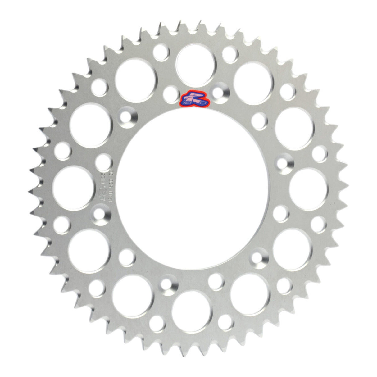 Renthal Sprocket Rear Silver 53T Alloy 7075 T6 Grooved Kawasaki
