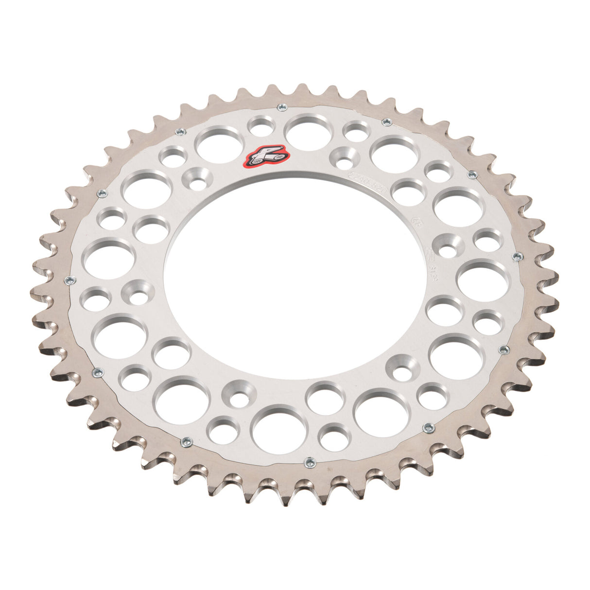 Renthal Sprocket Twinring Silver 48T Bi-Metal Grooved