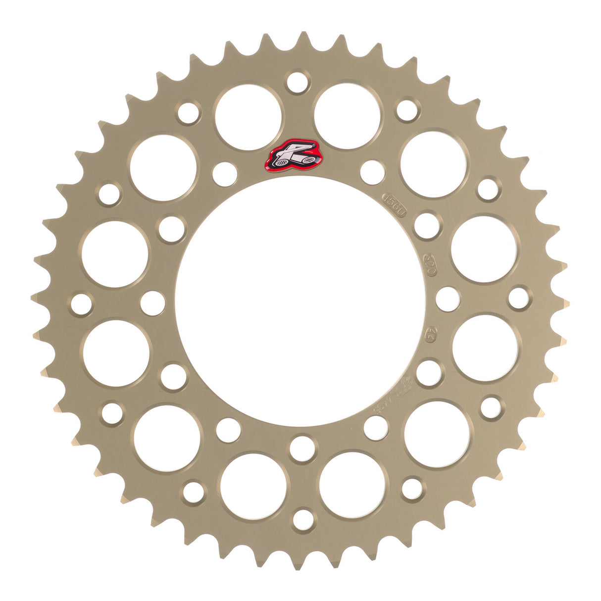 Renthal Sprocket Rear Hard Anodised 44T 44P-HA Ultralight