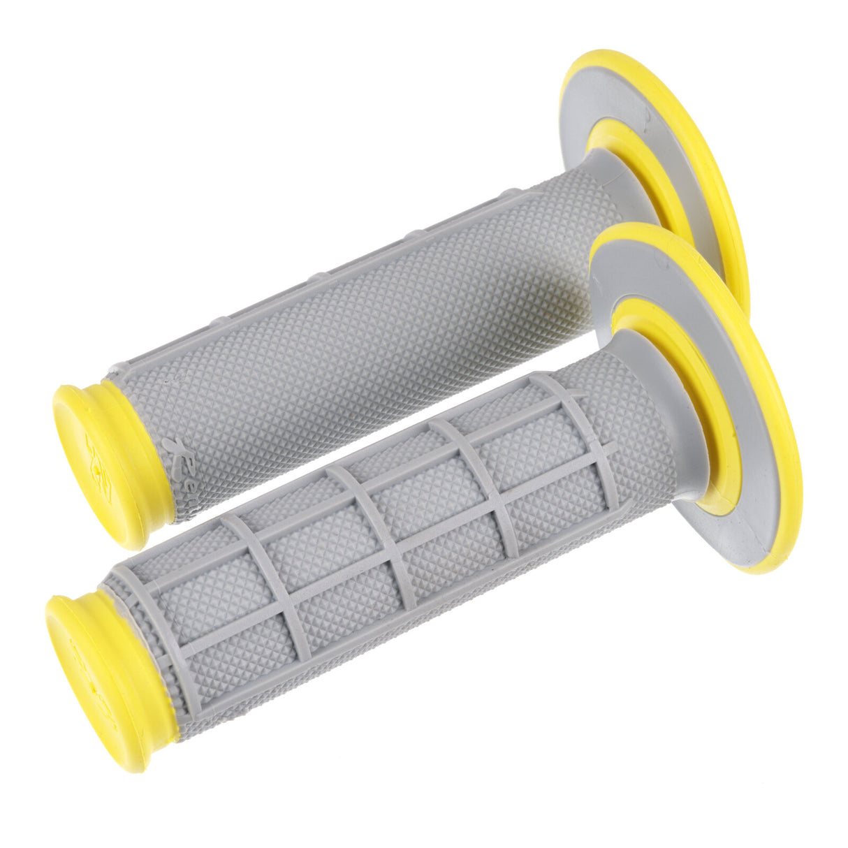Renthal DL MX Dual Handlebar Grips Diamond / Waffle - Yellow