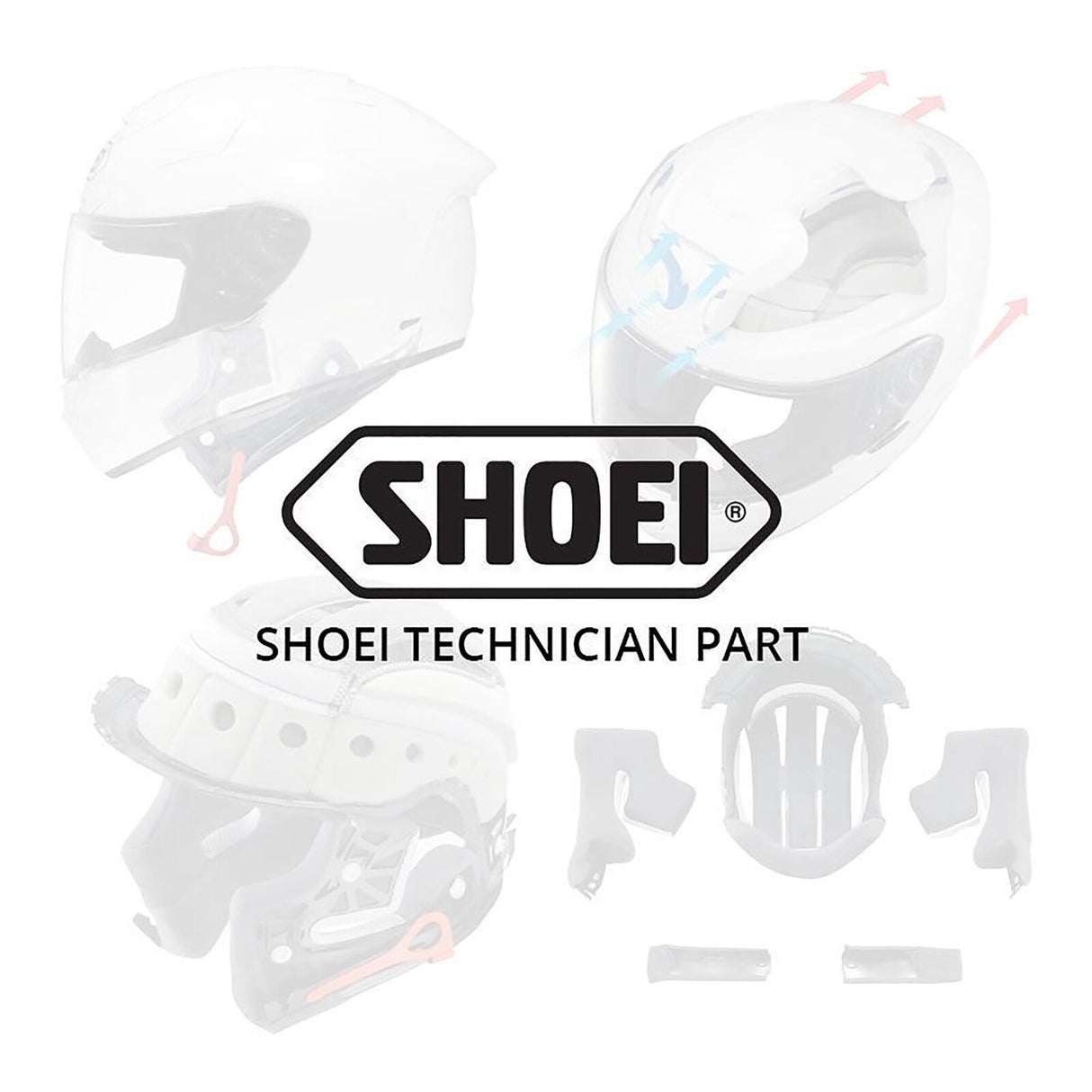 Shoei N A Top Air Outlet X-Spirit 2 Tomizawa TC10
