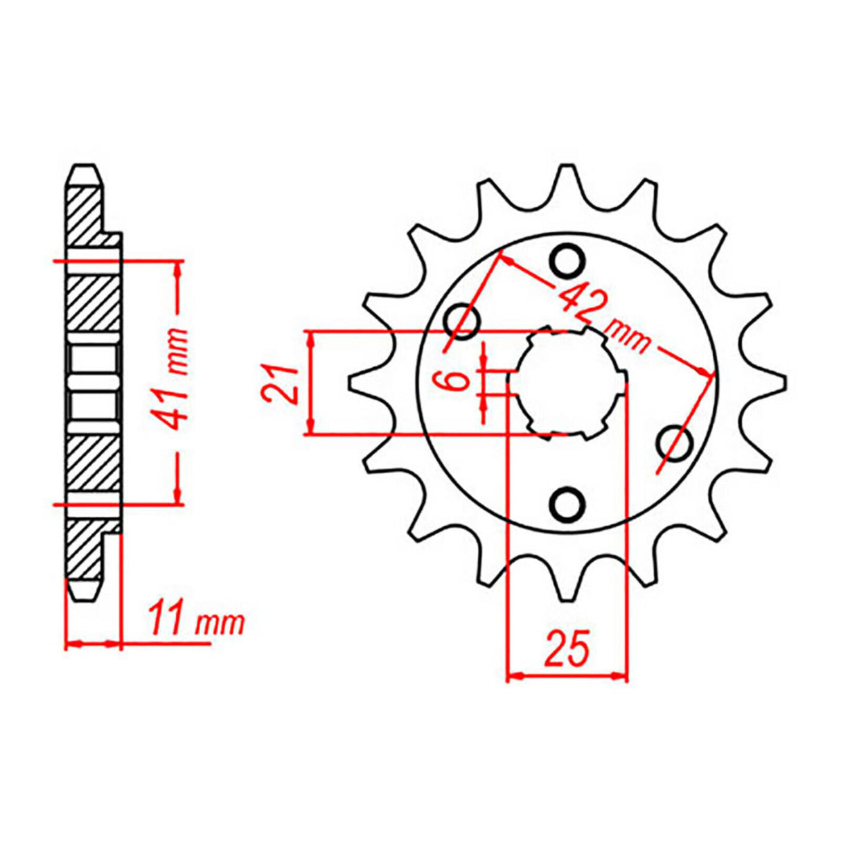 Sprocket Kit Honda VT250 - 520H 14/45