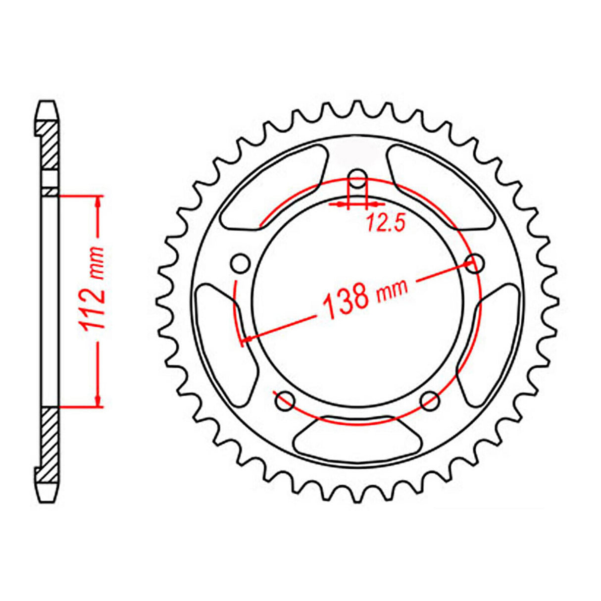 Sprocket Kit Honda CBR1100XX Blackbird - GB530XRE (Economy) 17/44