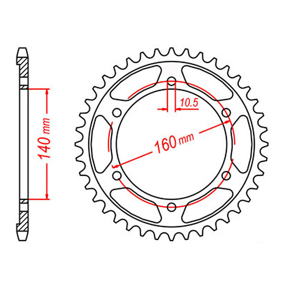 Sprocket Kit Kawasaki ZZR1100 '90-'92 - 530ZXW 17/45
