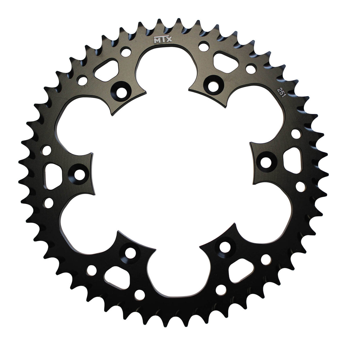 MTX 251 Zero Aluminium Rear Sprocket #520 - Black