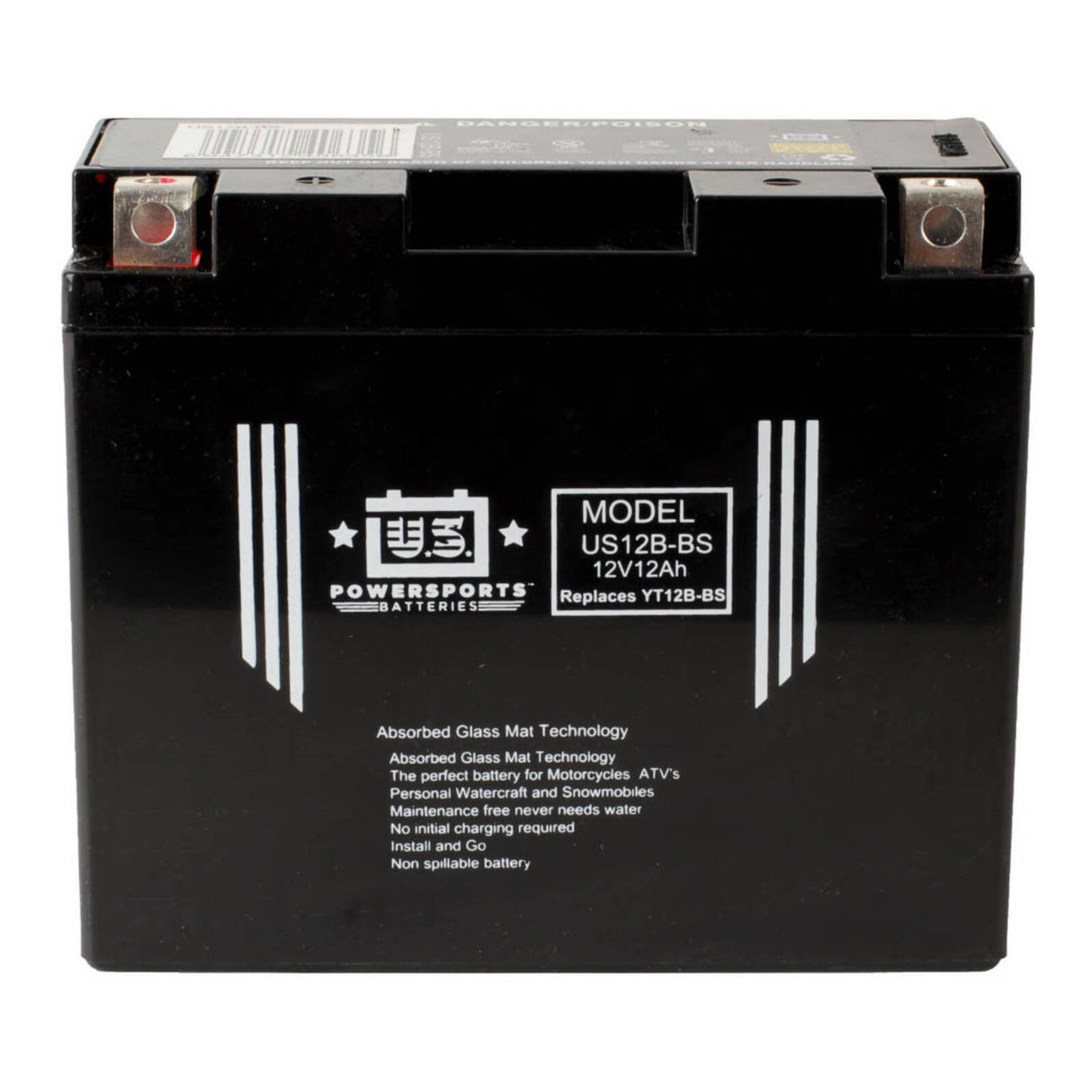 USPS AGM Battery - US12B-BS