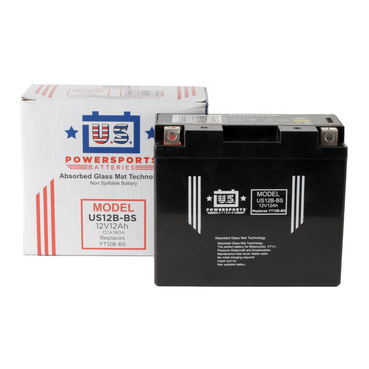USPS AGM Battery - US12B-BS