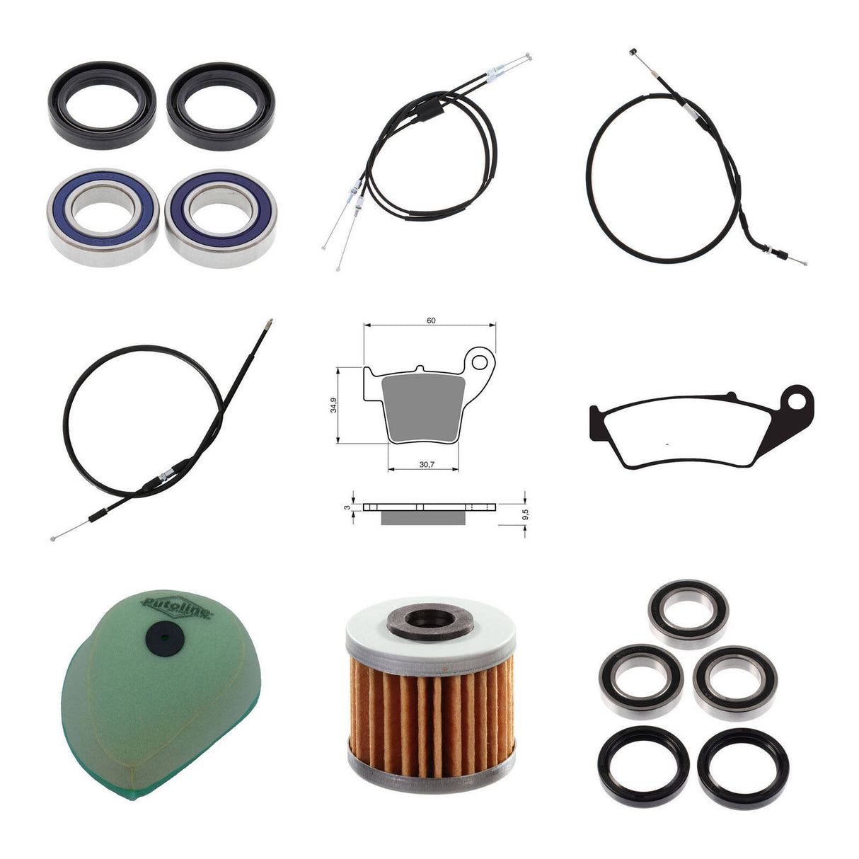 Offroad Refurb Kit - Honda CRF450R '07-'08