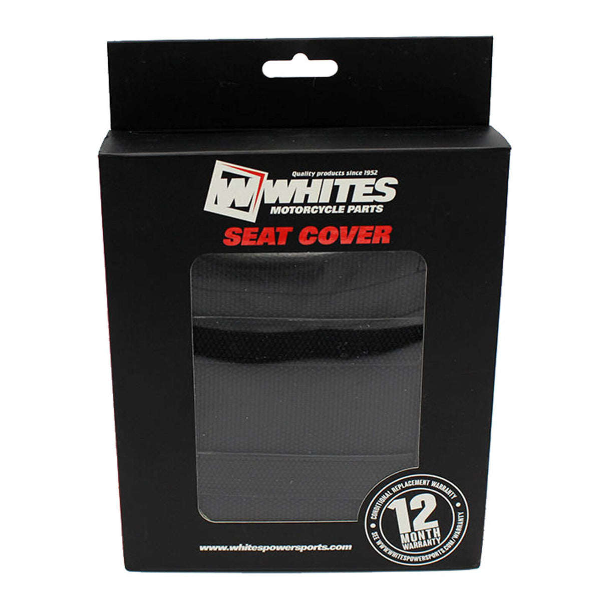 Whites Seat Cover - Black / Black KTM SX65 09-15