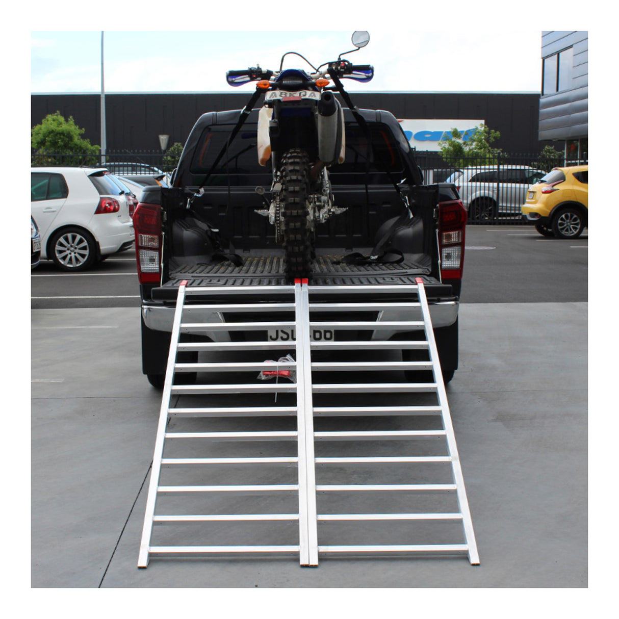 Whites Alloy ATV Folding Ramp 182x114cm - 680kg Rated