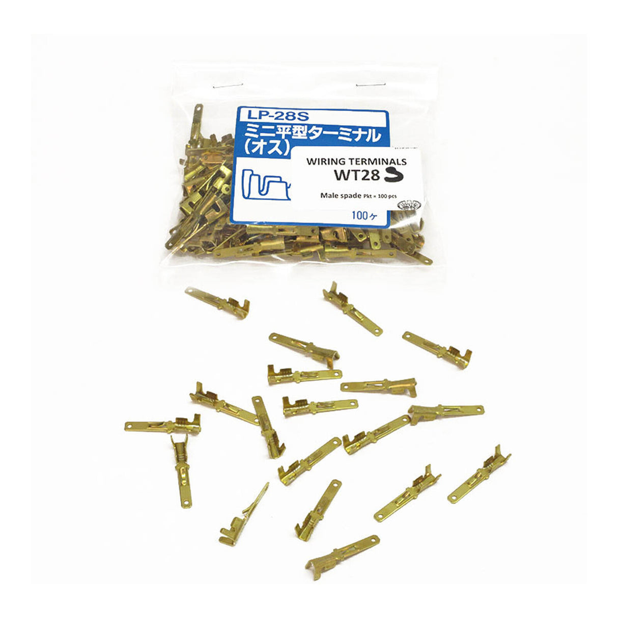 TERMINAL MINI MALE SPADE (PKT of 100PCS)