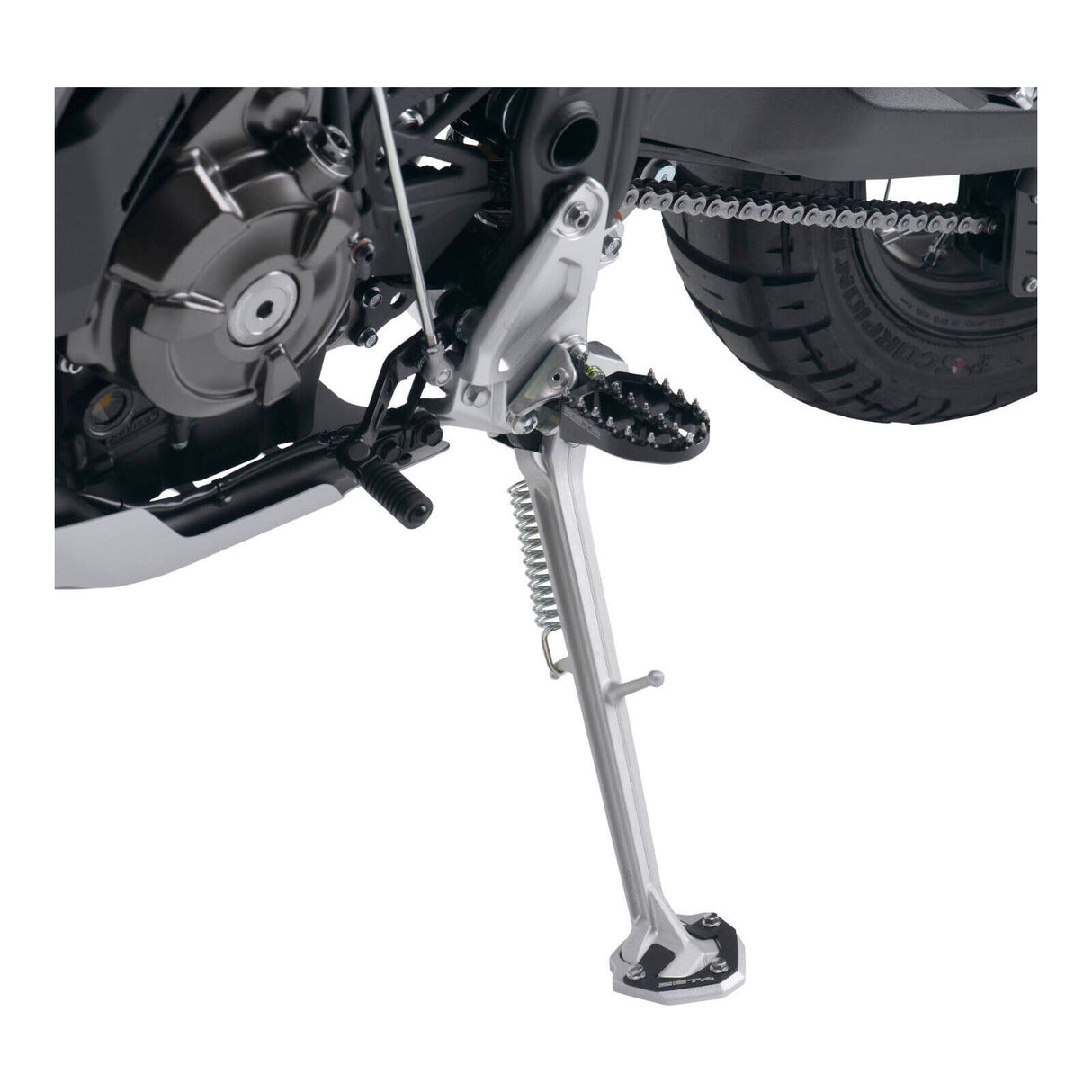 Zeta Side Stand Extender Black/Silver Yamaha Tenere 700 '20-
