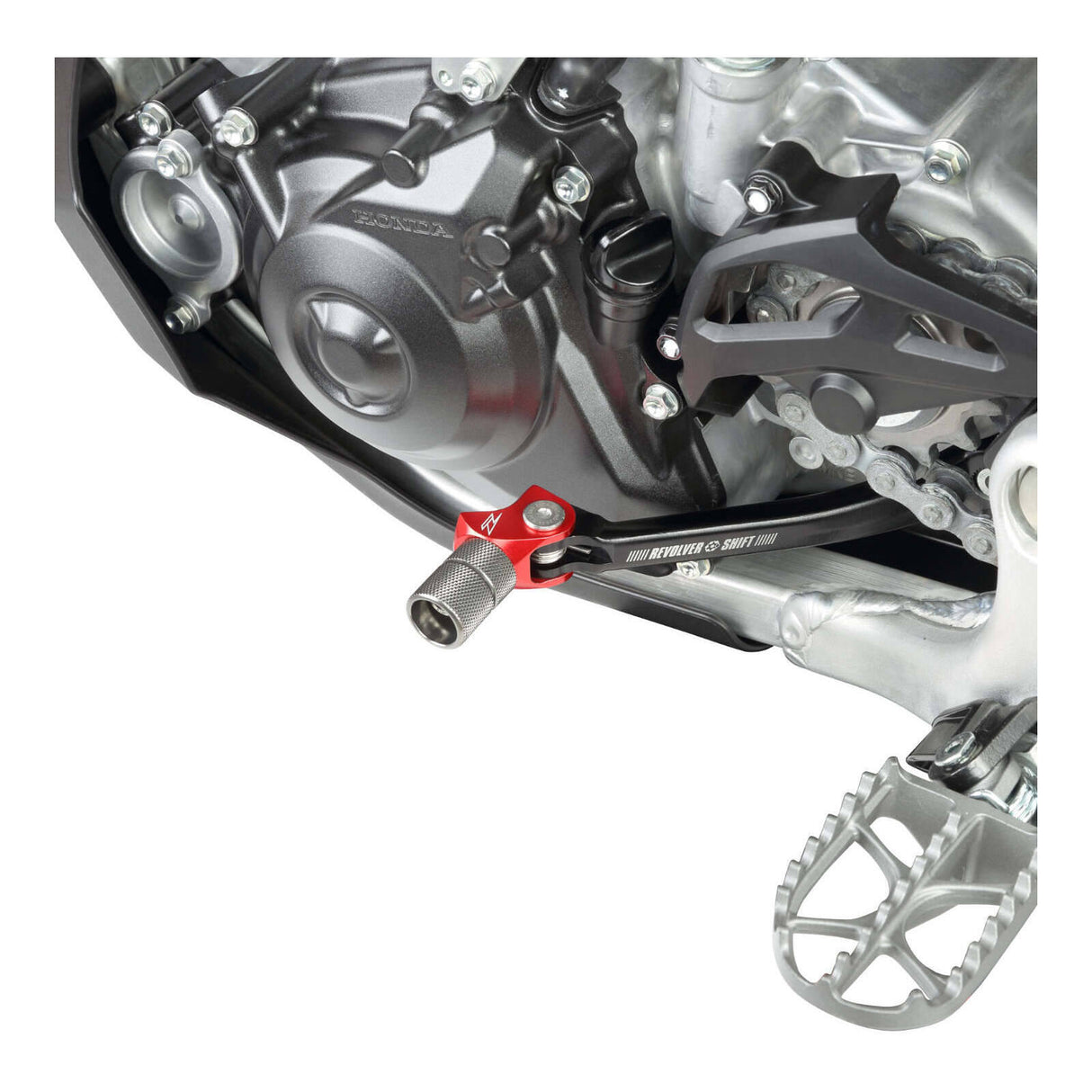 Zeta Revolver Shift Lever Honda CRF250R/RX '18- - Red