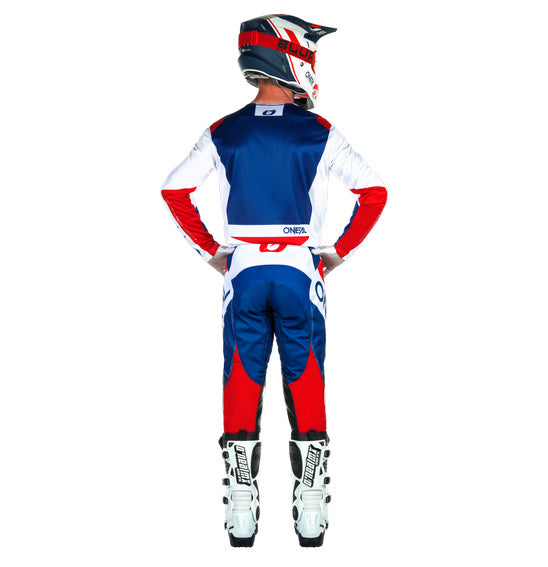 O'Neal HARDWEAR AIR Slam Jersey - White/Blue/Red
