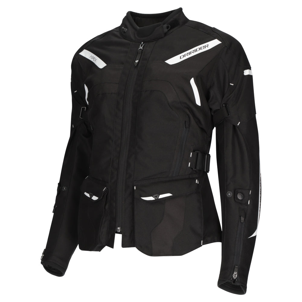 Dririder Apex 6 Womens Jacket - Black White