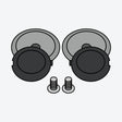 Visor Plates Helios Black Airoh