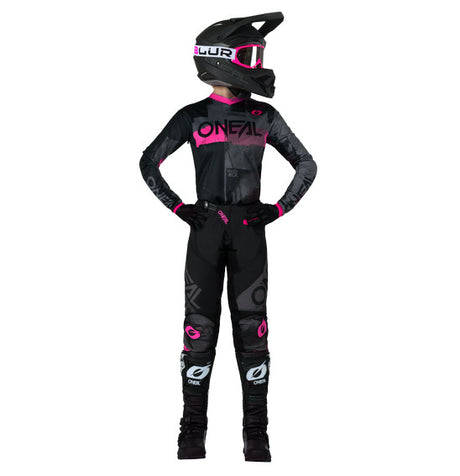 O'Neal 2026 Girls ELEMENT Roller Jersey - Black/Pink