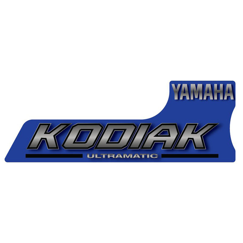 Yamaha Kodiak 400/450 Ultramatic R/H Tank Sticker Blue