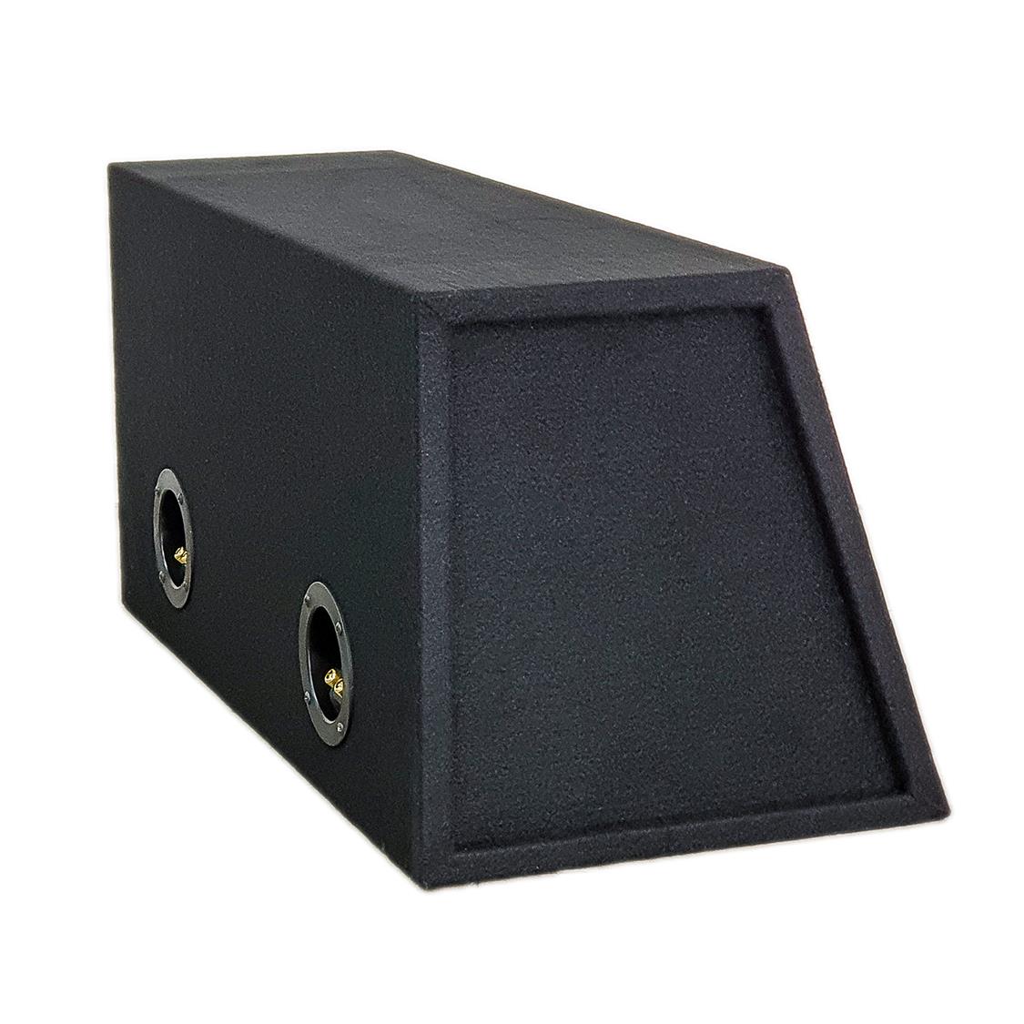SUBWOOFER BOX FOR 2 x 10" SUB DOUBLE BLACK