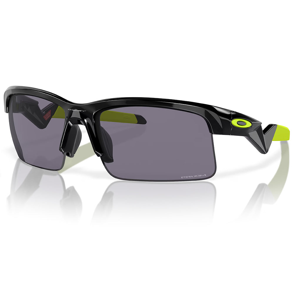 Capacitor Sunglasses Polished Black w Prizm Grey L