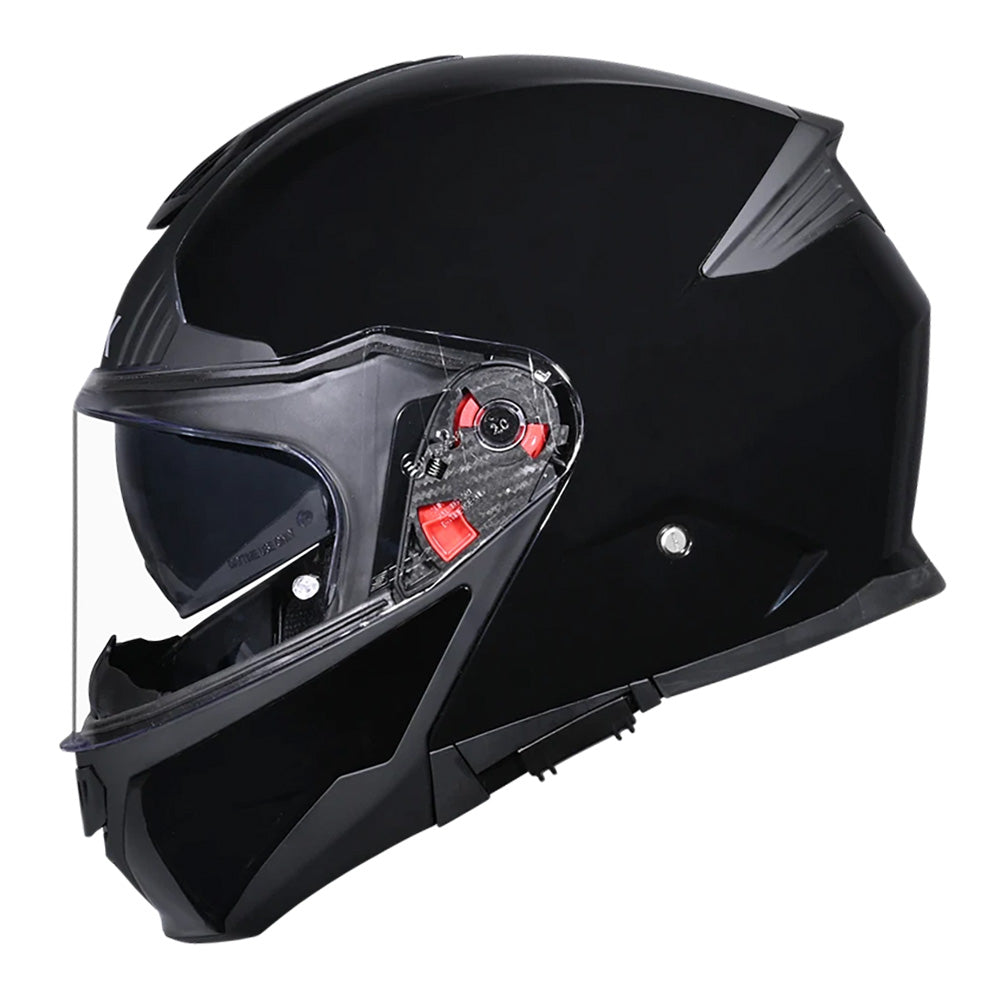 SMK Gullwing System Helmet - Gloss Black - GL200