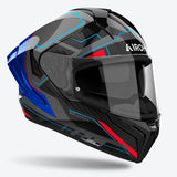 AIROH Matryx Rocket - Blue Red Gloss