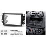 FITTING KIT CHEVROLET / HOLDEN CAPTIVA 7 , EPICA 2006 - 2015 DOUBLE DIN (BLACK)
