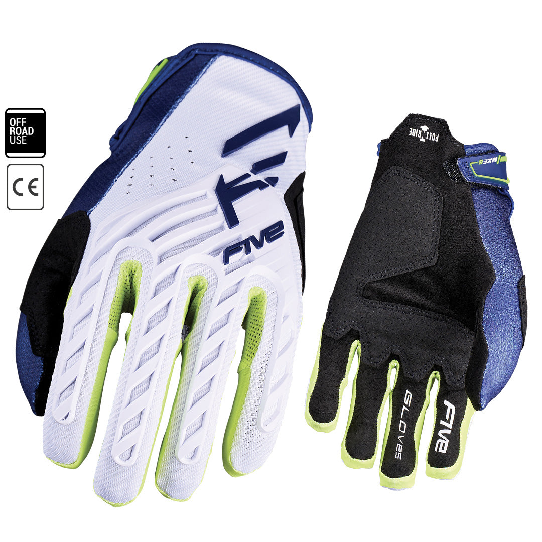 FIVE MXF3 EVO White Navy Fluro Yellow