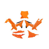 PLASTICS KIT RTECH 6 PIECE ORANGE BLACK KTM SX SXF